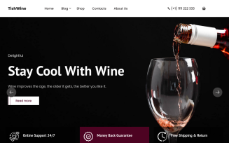 TishWine - Wine Store WordPress Theme