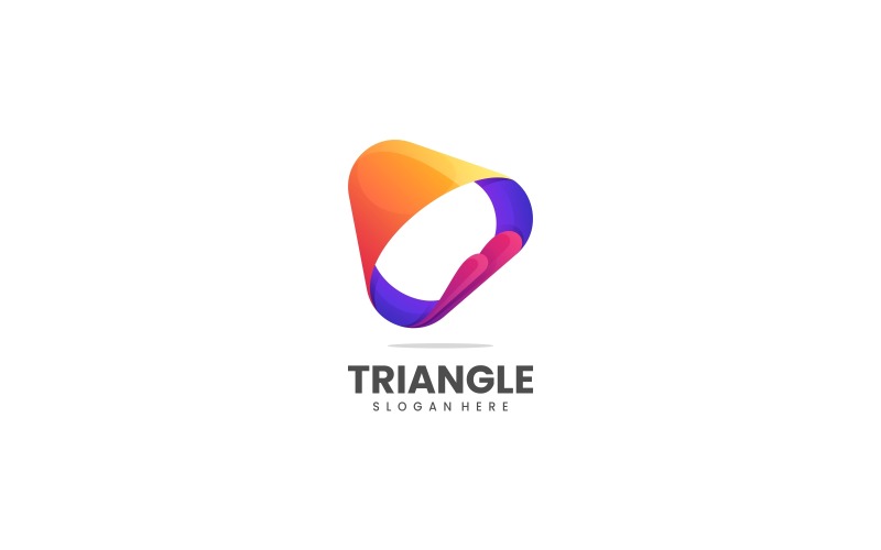 Triangle Colorful Logo Design Logo Template