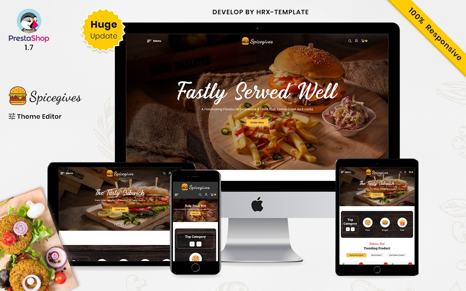 Template #246022 Fast Food Webdesign Template - Logo template Preview
