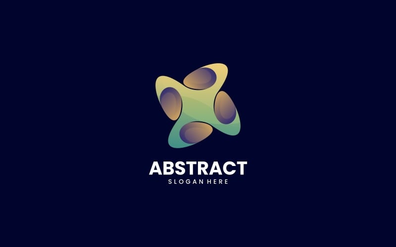 Abstract Wheel Gradient Logo Logo Template