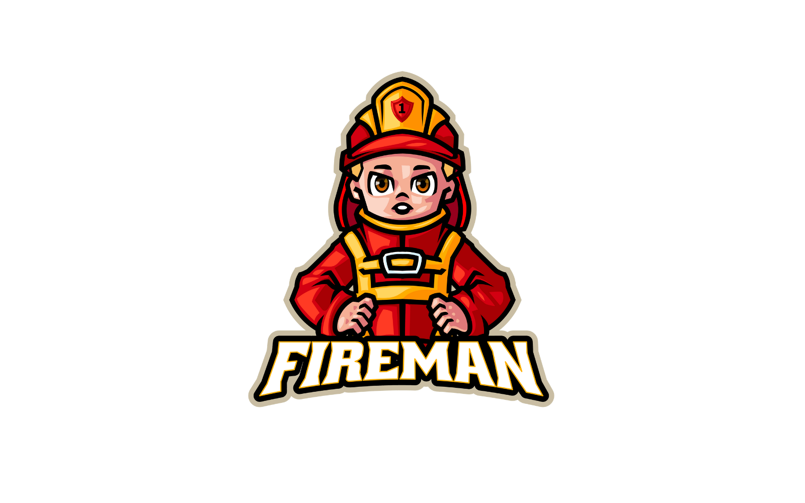 Template #246166 Emergency Fireman Webdesign Template - Logo template Preview