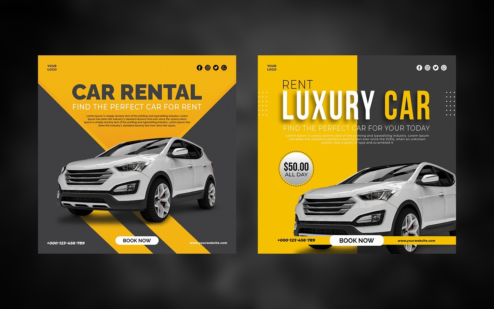 Template #246198 Rental Car Webdesign Template - Logo template Preview