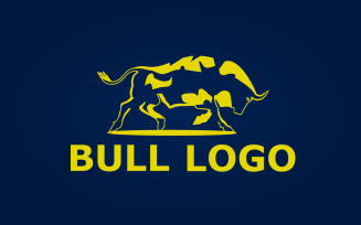 Bull Custom Design Logo Template 7