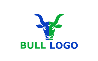 Bull Custom Design Logo Template 8