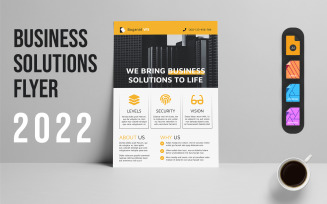 FREE Business Solutions Marketing Flyer A4 2022