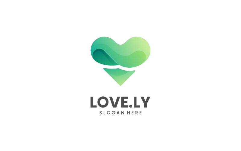 Lovely Gradient Color Logo Style Logo Template
