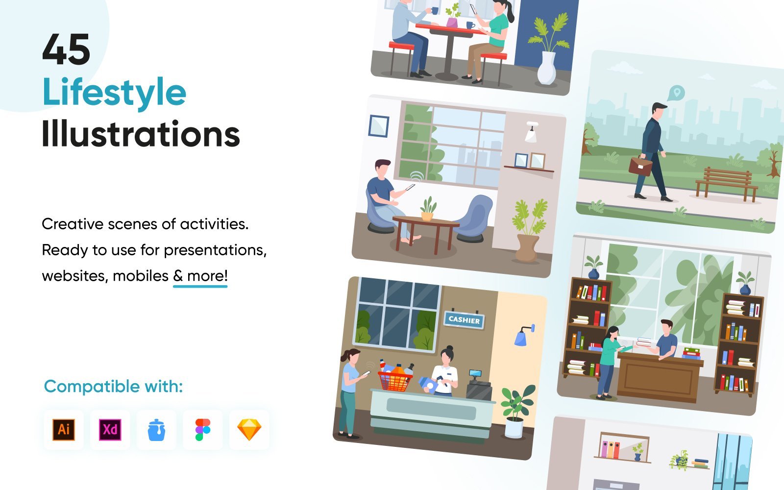 Template #246250 Activity Illustrations Webdesign Template - Logo template Preview
