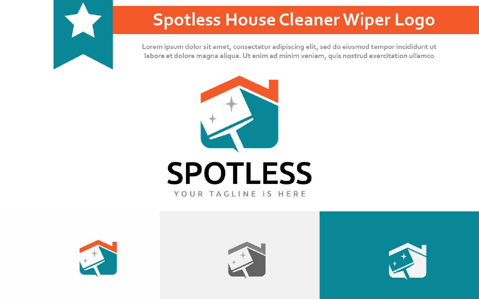 Kit Graphique #246289 Spotless House Divers Modles Web - Logo template Preview