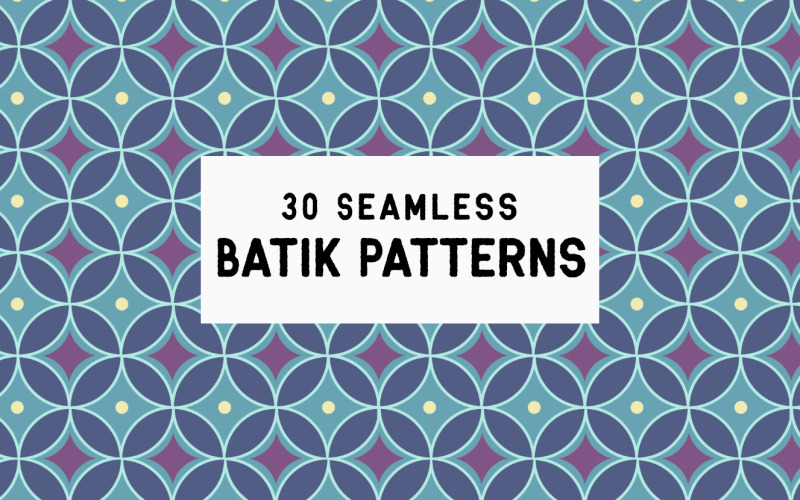 Seamless High-Resolution Javanese Batik Pattern CollectionQ