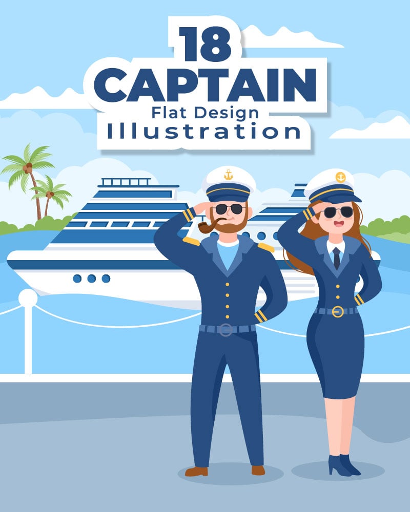 Kit Graphique #246360 Captain Croisire Divers Modles Web - Logo template Preview