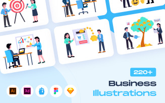 200+ Business Illustrations