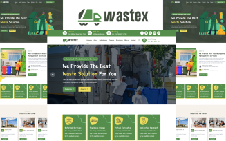 Wastex - Waste Pickup Services HTML5 Template