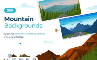 250 Beautiful Mountain Backgrounds