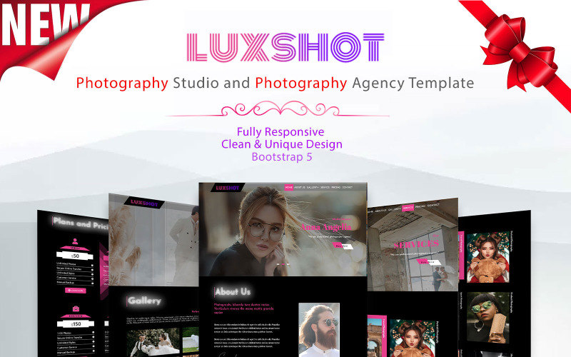 Luxshot - Photography Studio and Photography Agency Template Website Template