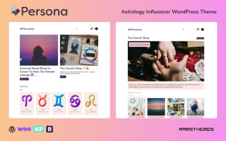 PERSONA - Astrology Influencer WordPress Theme