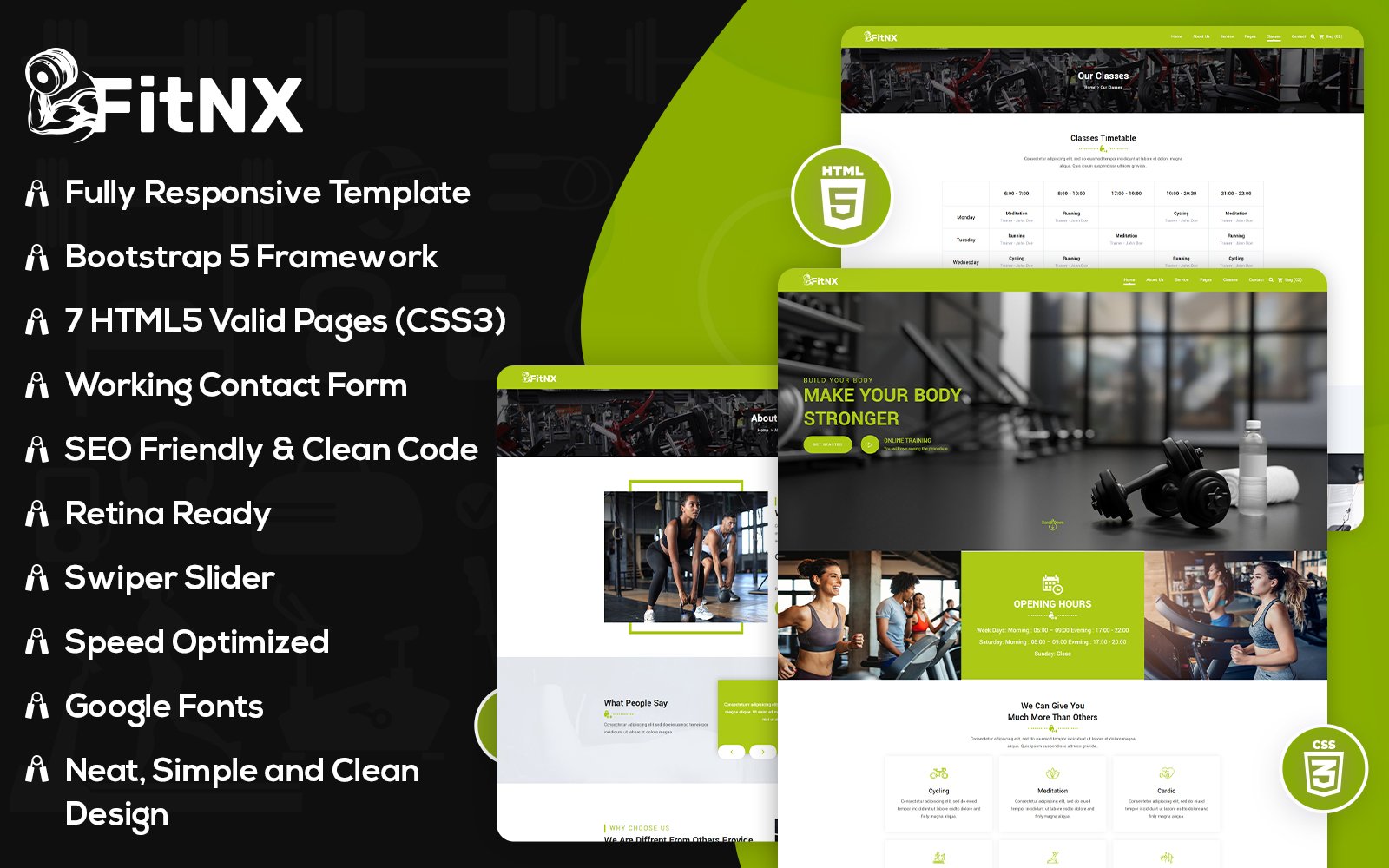 Template #246522 Template Fitness Webdesign Template - Logo template Preview