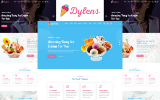 Dylens - Ice Cream Shop HTML5 Template