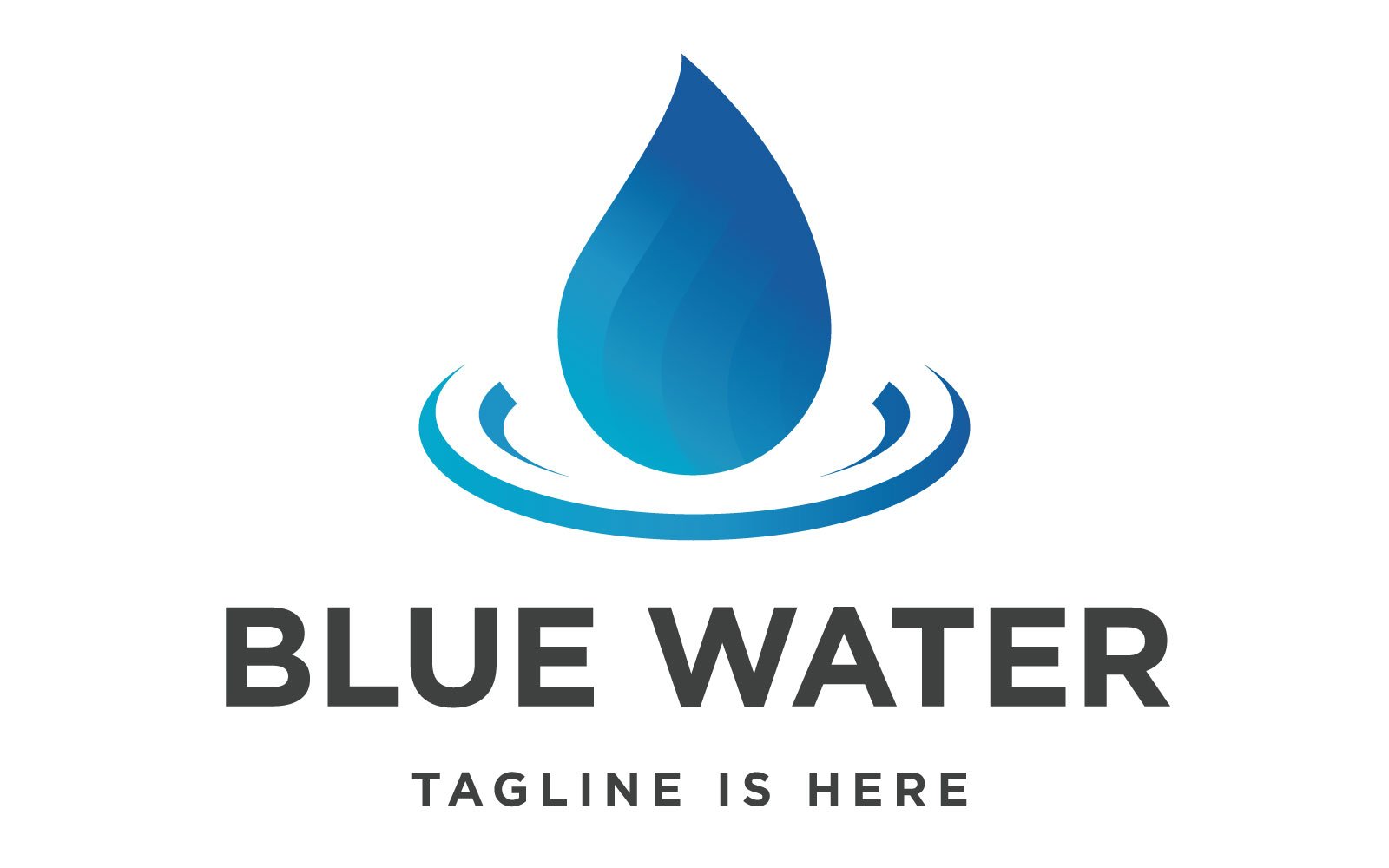 Template #246910 Water Drop Webdesign Template - Logo template Preview