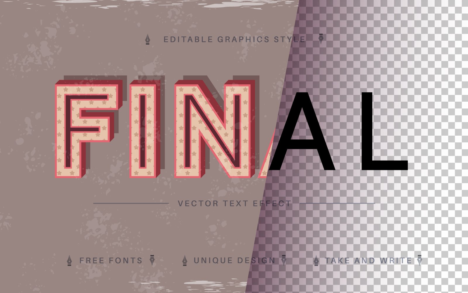 Template #246937 Effect Font Webdesign Template - Logo template Preview