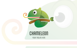 Chameleon Colorful Gradient Logo Template