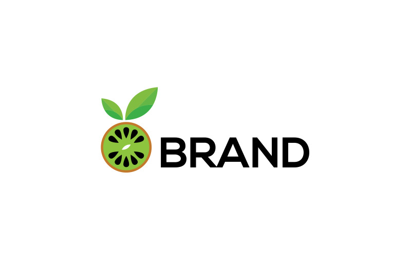 Z Kiwi Logo | Letter Z Kiwi Fruit Logo Logo Template