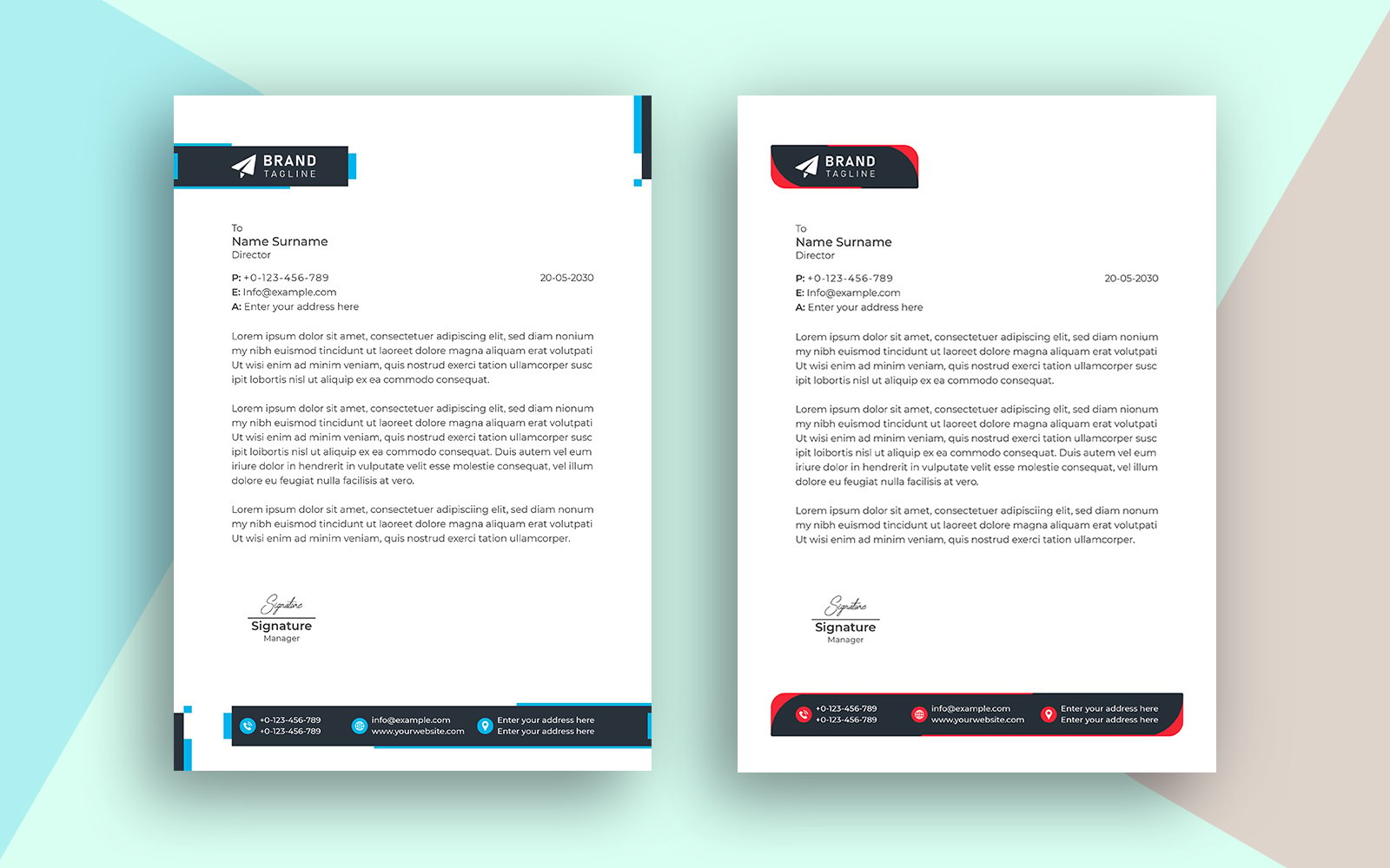 Template #247004 Identity Letter Webdesign Template - Logo template Preview