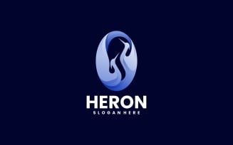Abstract Heron Gradient Logo