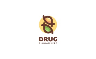 Drug Simple Mascot Logo Style