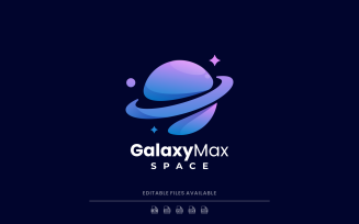 Galaxy Gradient Logo Design
