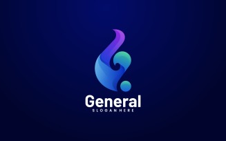 Abstract Letter G Gradient Logo Style