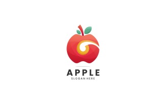 Apple Gradient Colorful Logo Design