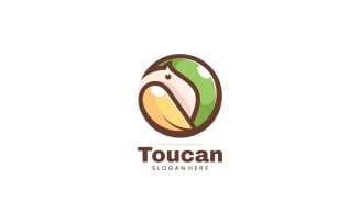 CircleToucan Simple Mascot Logo