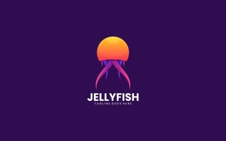 Jellyfish Gradient Logo Style