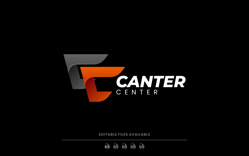 Letter C Gradient Color Logo Logo Template