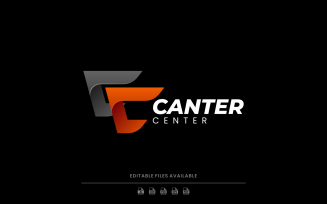 Letter C Gradient Color Logo