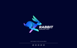 Rabbit Jump Gradient Logo