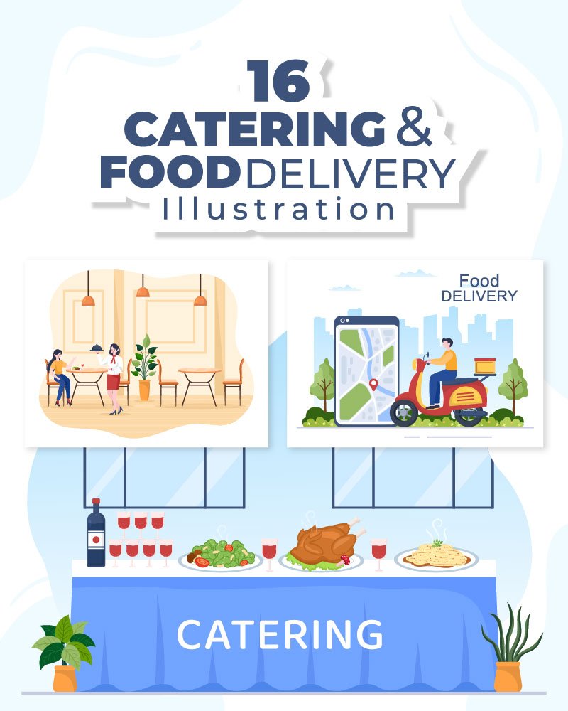 Kit Graphique #247319 Catering Alimentation Divers Modles Web - Logo template Preview