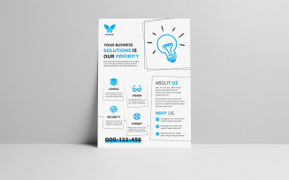 Multipurpose Professional Business Corporate Adobe Illustrator Flyer