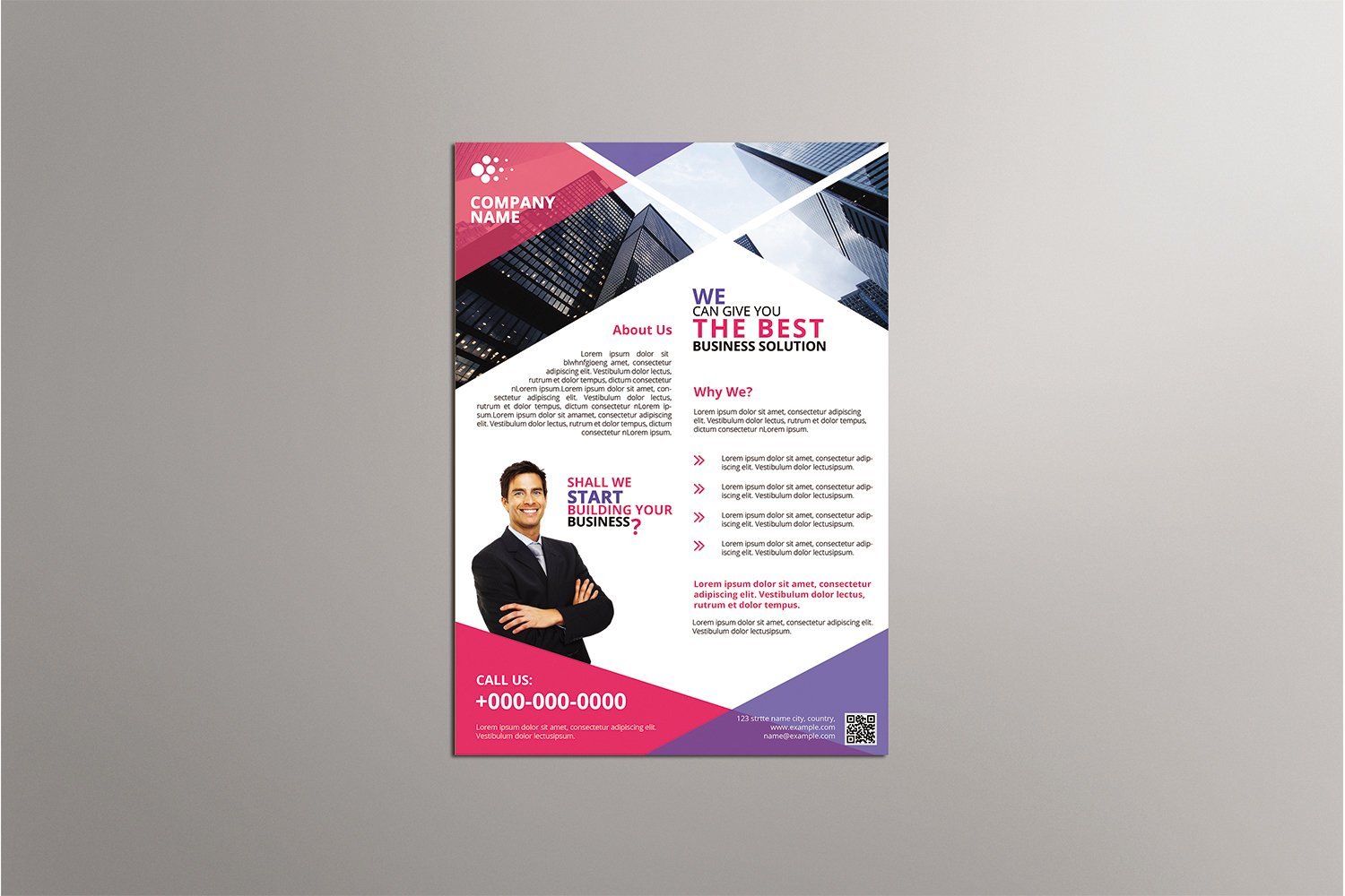 Template #247464 Flyer Business Webdesign Template - Logo template Preview