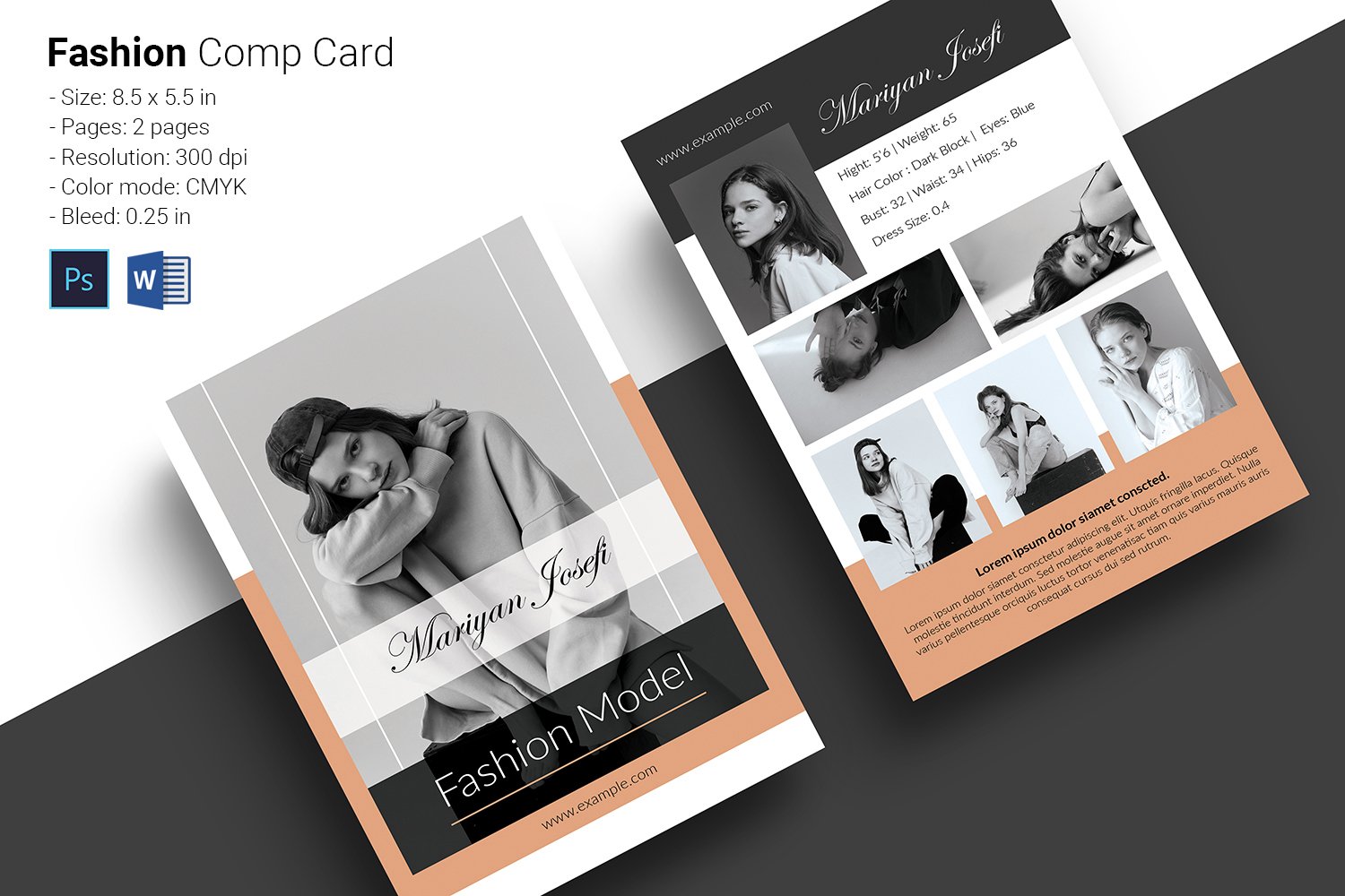 Template #247465 Card Model Webdesign Template - Logo template Preview