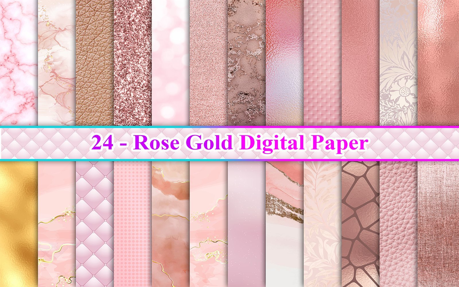 Kit Graphique #247482 Rose Gold Divers Modles Web - Logo template Preview