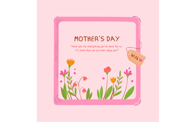 Floral Mother's Day Illustration "FREE"