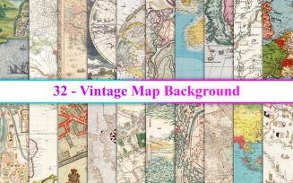 Vintage Map Background, Old Map Background, Map Background