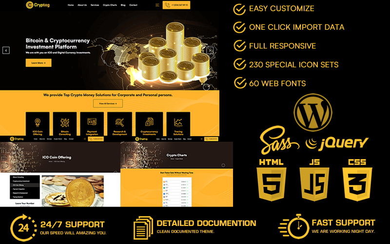 Kit Graphique #247526 Business Crypto Divers Modles Web - Logo template Preview
