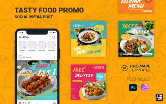 Tasty Food Promo Social Media Post