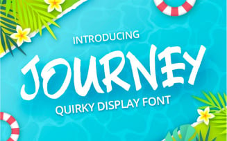 Journey - Quirky Display Font
