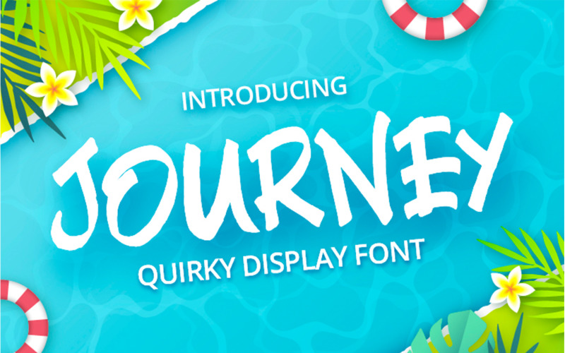 Journey - Quirky Display Font
