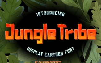 Jungle Tribe Cartoon Display Font