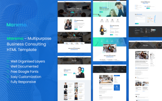Marxmo – Business Consulting XD Template