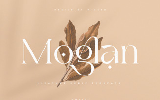Moglan | Ligature Serif Typeface